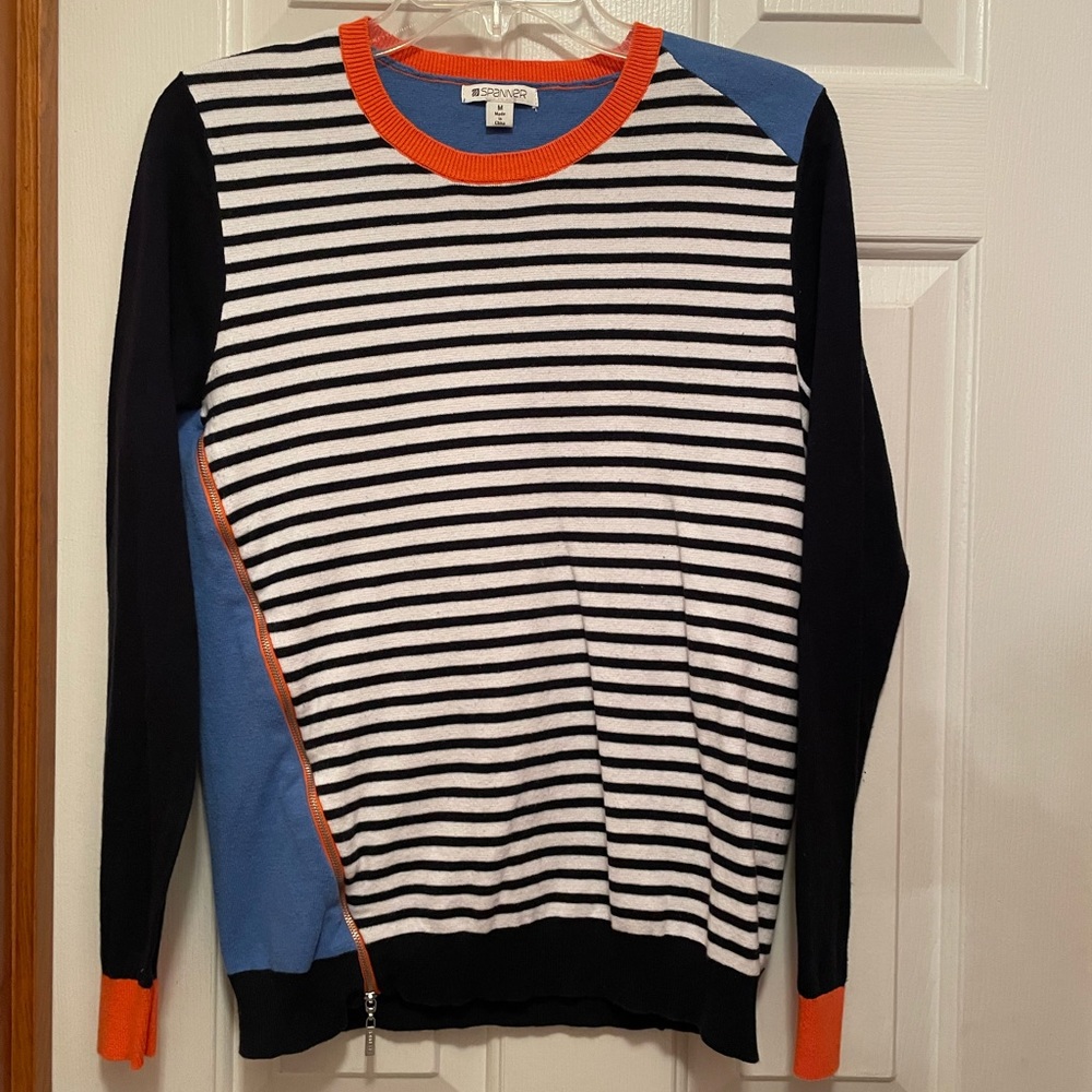 Spanner women’s size M colorful cotton sweater 🌻